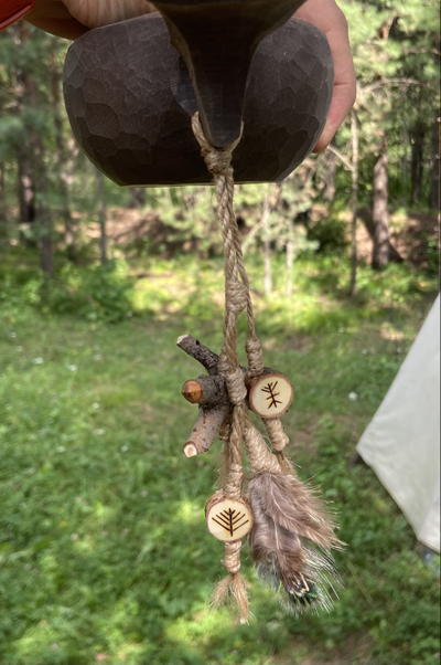 "Bird's tail" wild pendant (Free worldwide shipping)