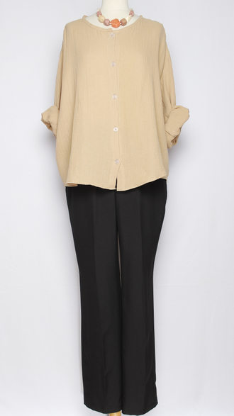 Брюки "Прямые" классика чёрные р.48-64