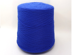 Бобинная пряжа  весовая 82%акрил 10% полиамид  7.5/1 100гр цвет 2016 электрик