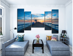 Модульная картина "Мост к солнцу"