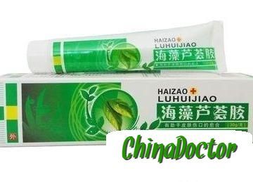 Натуральная паста из морских водорослей саргассум &quot;Хайцзао Лухойцзяо&quot; (Haizao Luhuijiao)