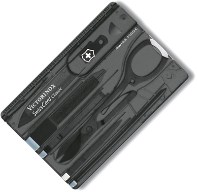 Швейцарская карточка VICTORINOX SwissCard ONYX черная 0.7133.T3