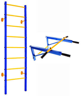 Шведская  стенка  АТЛЕТ и  турник-брусья