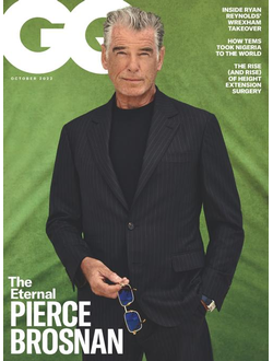 GQ British Magazine October 2022 Pierce Brosnan Cover, Мужские иностранные журналы, Intpressshop