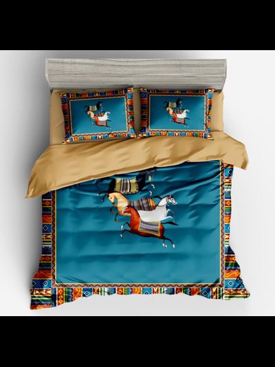 Постельное белье мако-сатин полутороспальное 150x200x1 180x230x1 50x70x2 TIS04-228