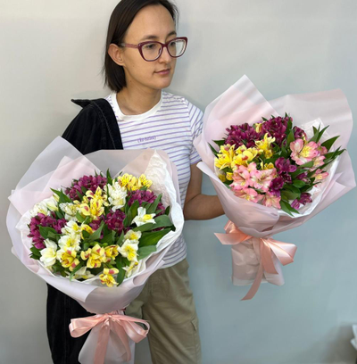 Букет из альстромерий  «‎S»‎