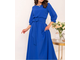 Длинное выходное платье Арт. 15318-2529 (Цвет василек) Размеры 48-60