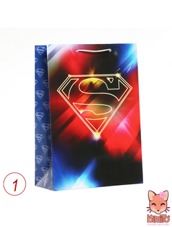 Пакет подарочный Superman в ассортименте