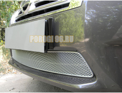 Защита радиатора Nissan Teana L33 2014- chrome PREMIUM