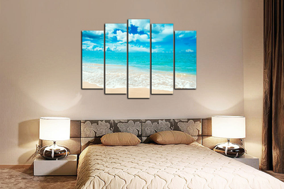 Модульная картина "Голубой океан"