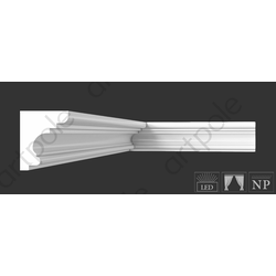 Карниз гладкий S6K10