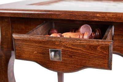 Стол ломберный шахматный "Классический" и 2 табурета от мастера Григория Устяна