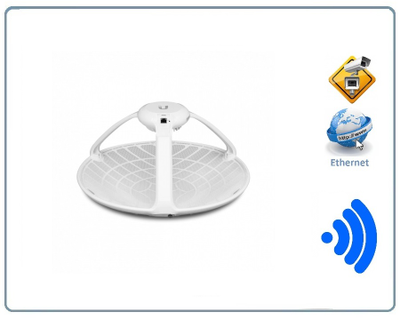 Радиорелейный мост AirFiber 60. Дальность действия до 2 км. До 1 Гбит/с с низкой задержкой Встроенный GPS. (1 шт).