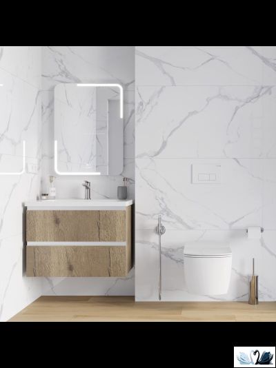 Керамогранит Italica Calacatta Splendid Silver 60х60 см белый матовый