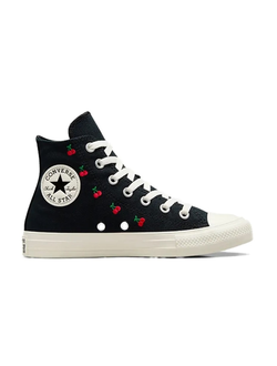кеды Converse Ctas Cherry On Hi Black Red