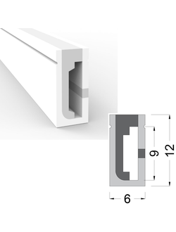 Силиконовая оболочка 6*12mm 8mm