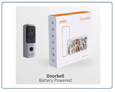 IMOU Doorbell автономная вызывная WiFi панель видеодомофона с DVR, Full HD (IMOU)