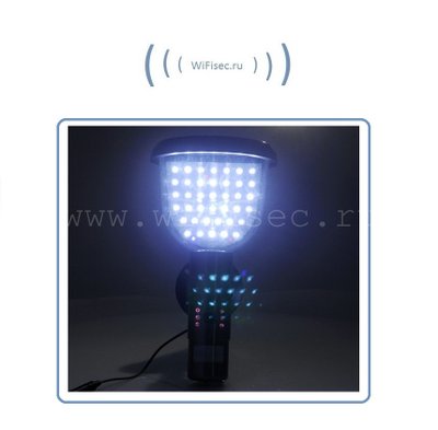 DIY SS, Уличная автономная периметровая телекамера с видеорегистратором + светильник, на солнечной батарее