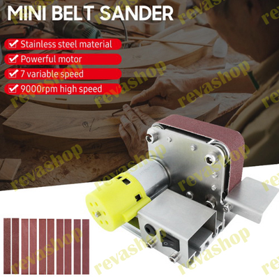 Ленточный гриндер, мини шлифовальный станок, шлифовальный инструмент, металлообработка, домашняя мас
