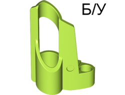 ! Б/У - Technic, Panel Fairing # 5 Small Short, Large Hole, Side A, Lime (32527 / 4157370 / 4501004) - Б/У