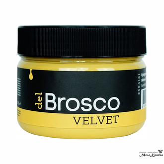 Кукурузный Желтый, краска для мебели del Brosco Velvet, банка 250 мл