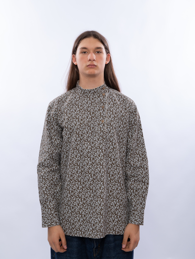 Косоворотка современная из крапивы Богатырская лён