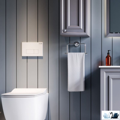 Унитаз CREAVIT Elegant Rim-Off EG321.00100 c инсталляцией - комплект с сиденьем микролифт, клавишей ARC (EG321-11CB00E-0000+GR5003.01+GP8001.00 + KC1103.01.0000E)