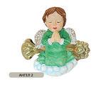 Фигурка зажим молящегося ангела из полимерной керамики