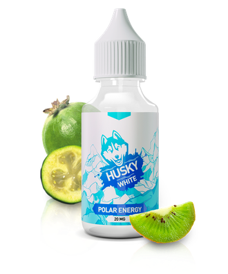 HUSKY WHITE SALT (20 MG) 30ml - POLAR ENERGY (ЗЕЛЕНЫЙ ЭНЕРГЕТИК ИЗ КИВИ И ФЕЙХОА)