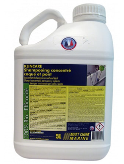 Шампунь концентрированный мягкий пенящийся Matt Chem Marine Klincare  для корпуса и палубы 5л