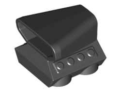 Vehicle, Air Scoop Engine Top 2 x 2, Black (50943 / 4248093 / 4276000 / 4585748)