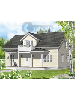 ДЖ-18 ЖИЛОЙ ДОМ: ГАБАРИТНЫЕ РАЗМЕРЫ: (11,5Х7,8М) 1,5 ЭТАЖА, ОБЩАЯ ПЛОЩАДЬ: 156М²