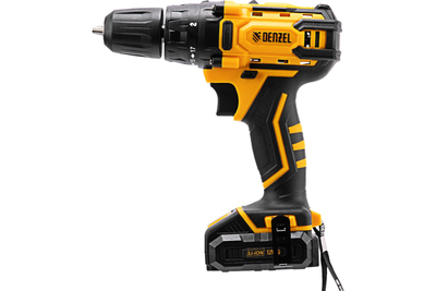 Дрель-шуруповерт аккумуляторная CDL-12-02BM, Li-Ion, 12 В, 2 акк. Denzel [56680]