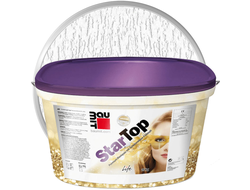 Штукатурка декоративная силиконовая премиум-класса BAUMIT StarTop Белая база Короед 2 мм 25 кг