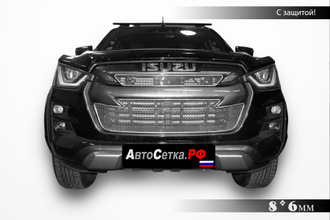 Premium защита радиатора ISUZU D-MAX (2021-) из 2-х частей