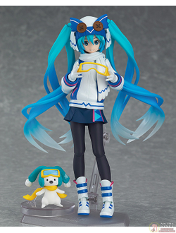 Фигурка фигма Мику Хацунэ (figma Hatsune Miku Snow 2016, Snow Owl ver.)