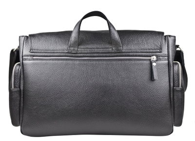 Кожаная мужская сумка Toara black (арт. 5058-61)