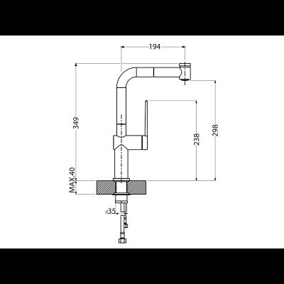 Смеситель Alveus LARA-PS