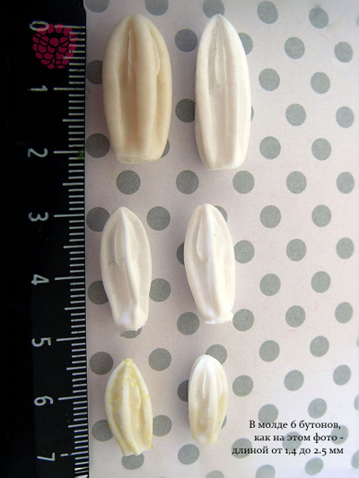 Силиконовый молд "Бутоны колокольчика"