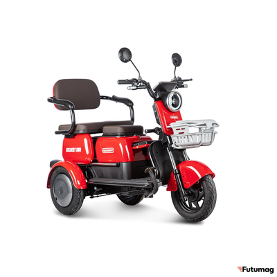 Электротрицикл Rutrike Gelbert Sun 48V/60V 650Вт красный
