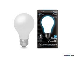 Gauss LED Filament A60 OPAL 10w 840 E27