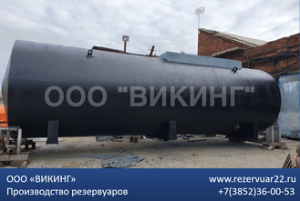 РГС-50 | Резервуар горизонтальный стальной объемом 50 м3