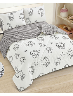 Постельное белье с одеялом TANGO Primavera сатин-твил евро 200x220x1 230x250x1 50x70x2 W400-76