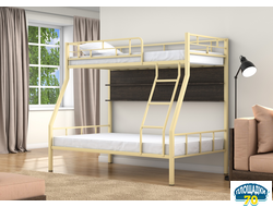 Двухъярусная кровать Раута Слоновая кость полка венге