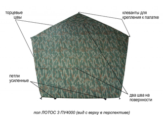 Пол утепленный ЛОТОС 3 ПУ4000