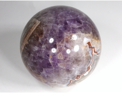 Шар Аметист, Агат, Бразилия (60 мм, 330 г) №29721