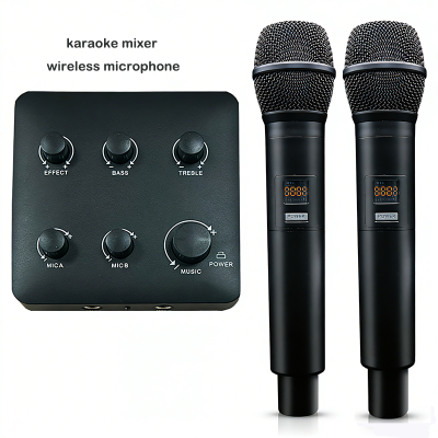 Мультимедийная караоке-система K5OPT BLUETOOTH с двумя беспроводными микрофонами