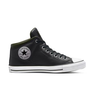 Зимние кеды Converse All Star Street Top черные