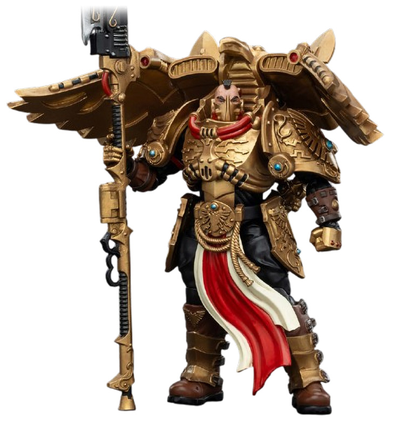 Легио Кустодес - Кустодий-венатар (Warhammer Horus Heresy) - КОЛЛЕКЦИОННАЯ ФИГУРКА 1/18  Legio Custodes Custodian Venatari with Venatari Lance (JT00799) - JOYTOY