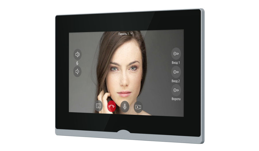 IMPULSE 7 IP WIFI KIT BLACK - комплект из 7" HD сенсорного WIFI монитора и вызывной панели с считыва